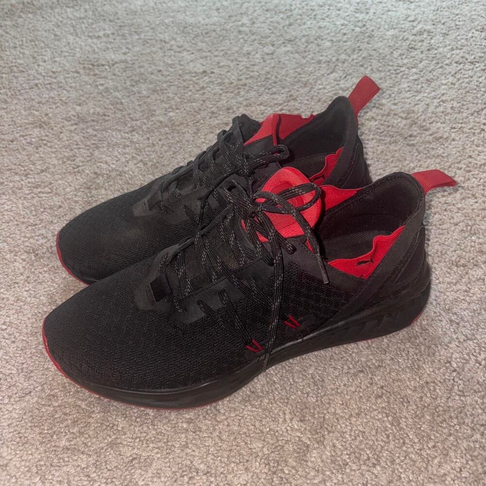 Puma Men's Black and Red Ignite Ronin Shoes